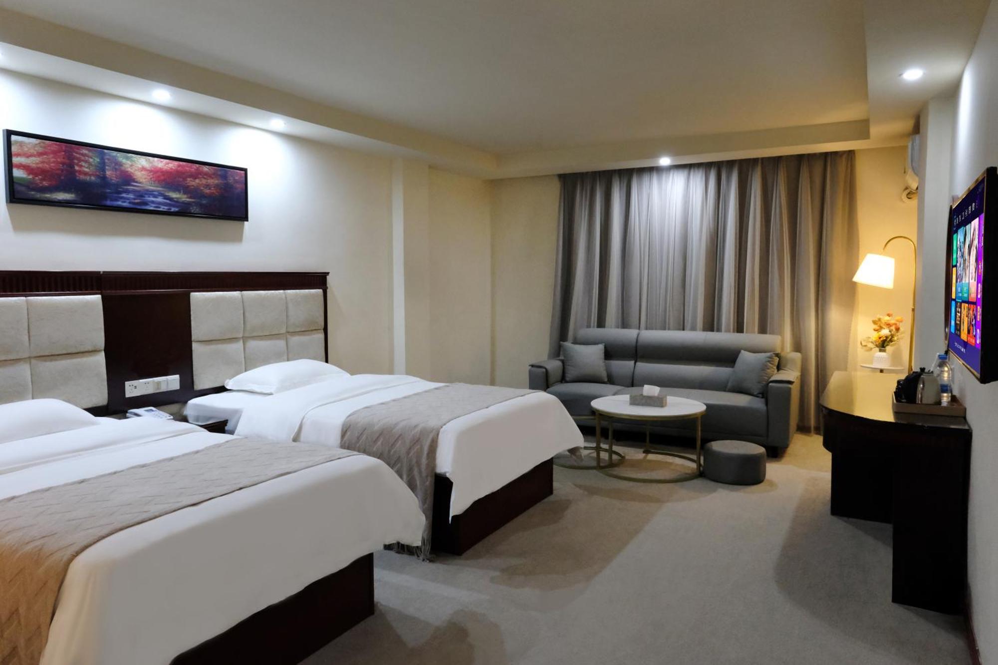 Huahang Hotel - Guangzhou Baiyun International Airport - Free Airport Shuttle Bus Exteriör bild